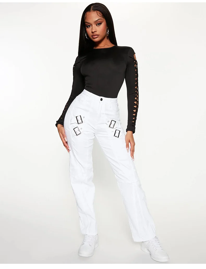 027 – Ladies Slim Fit Long Denim Jeans | Wholesale OEM Private Label Factory