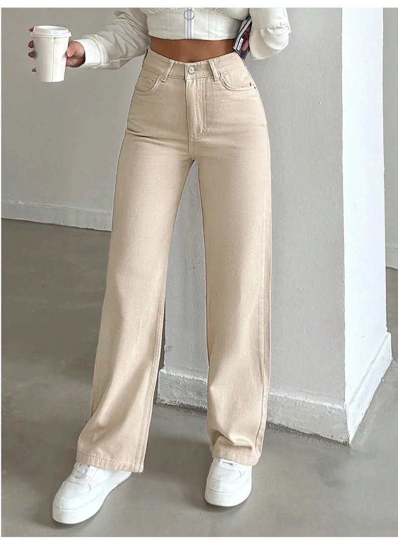 028 – Ladies Slim Fit Long Denim Jeans | Wholesale OEM Private Label Factory