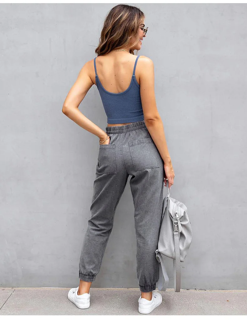 031 - Ladies Slim Fit Long Denim Jeans | Wholesale OEM Private Label Factory