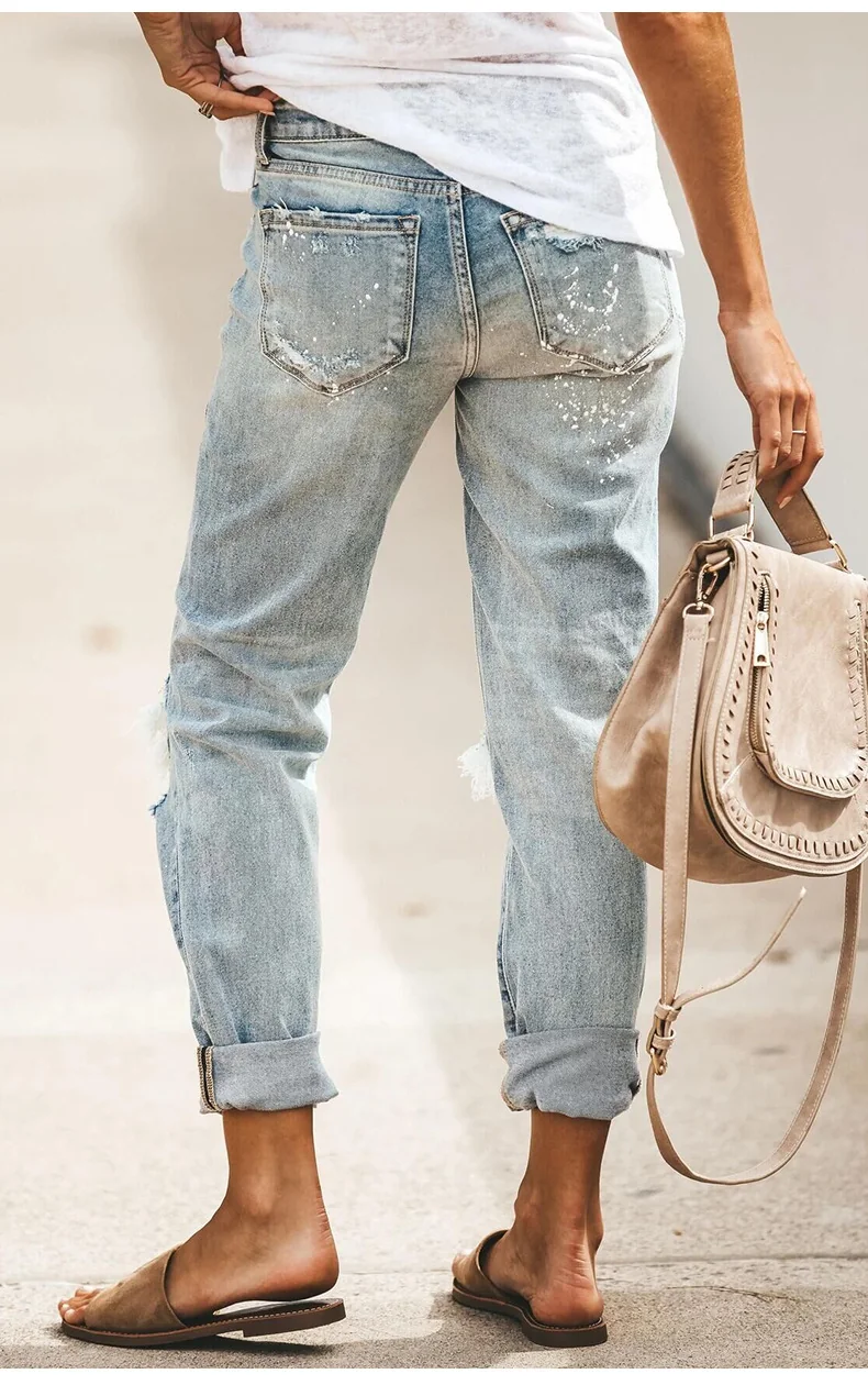 1009 - Ladies Straight Fit Long Denim Jeans | Wholesale OEM Private Label Factory