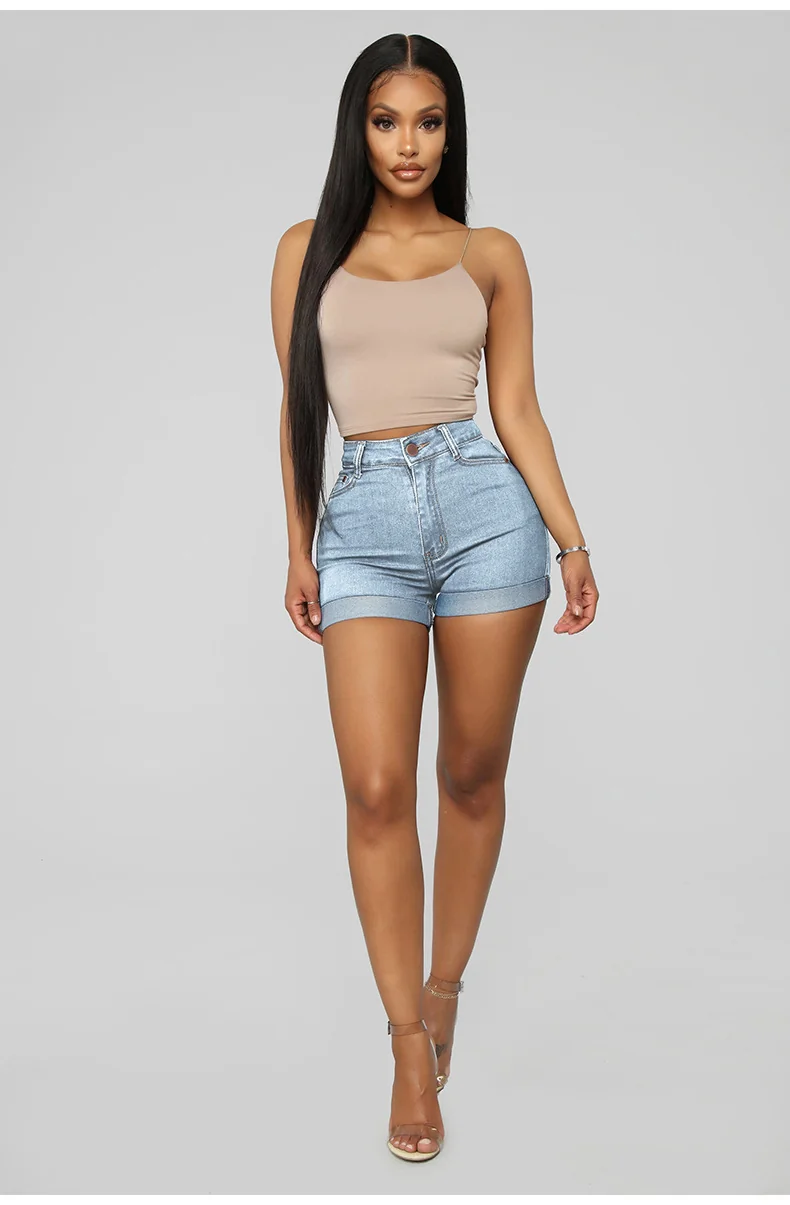 1026 – Ladies Straight Fit Denim Shorts | Wholesale OEM Private Label Factory