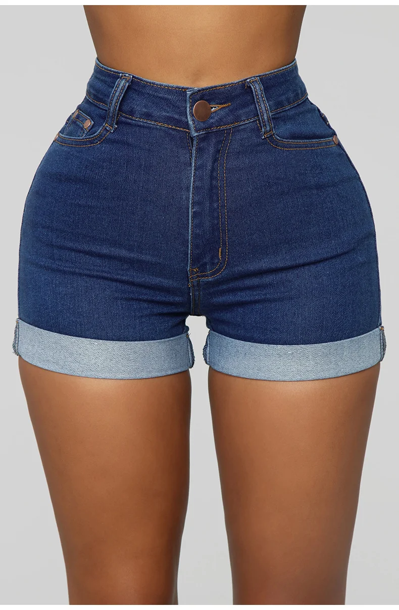 1026D – Ladies Straight Fit Denim Shorts | Wholesale OEM Private Label Factory