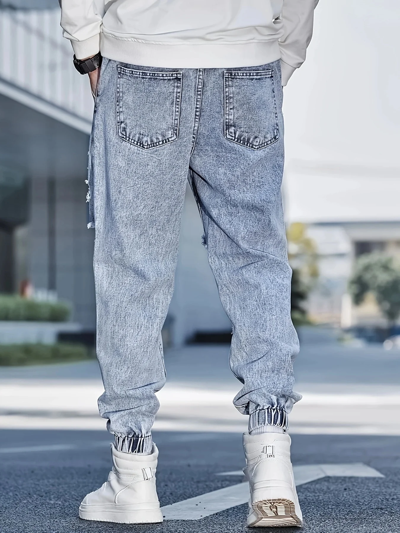 11113-2 - Mens Regular Fit Long Denim Jeans | Wholesale OEM Private Label Factory