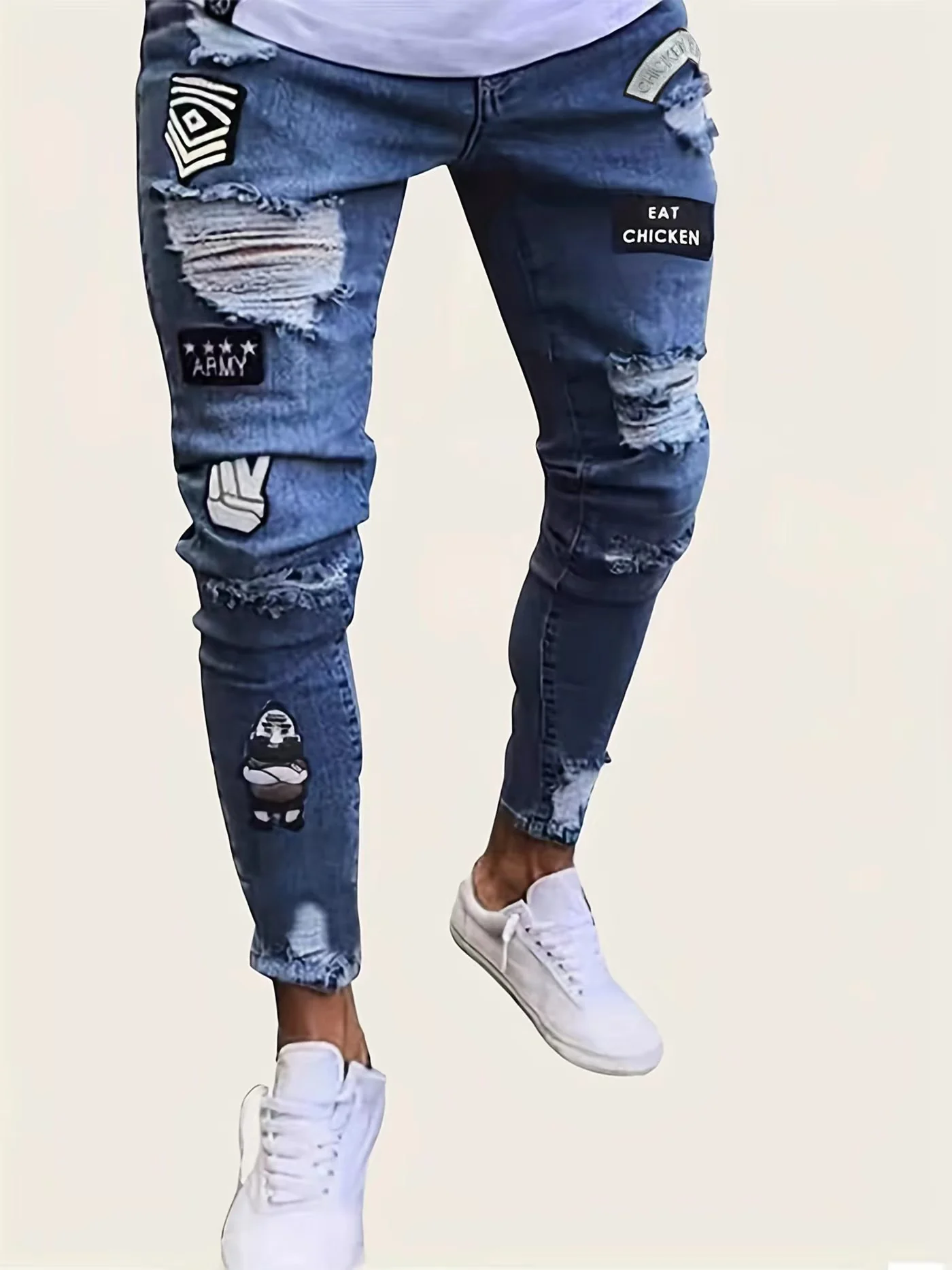 11113 – Mens Regular Fit Long Denim Jeans | Wholesale OEM Private Label Factory
