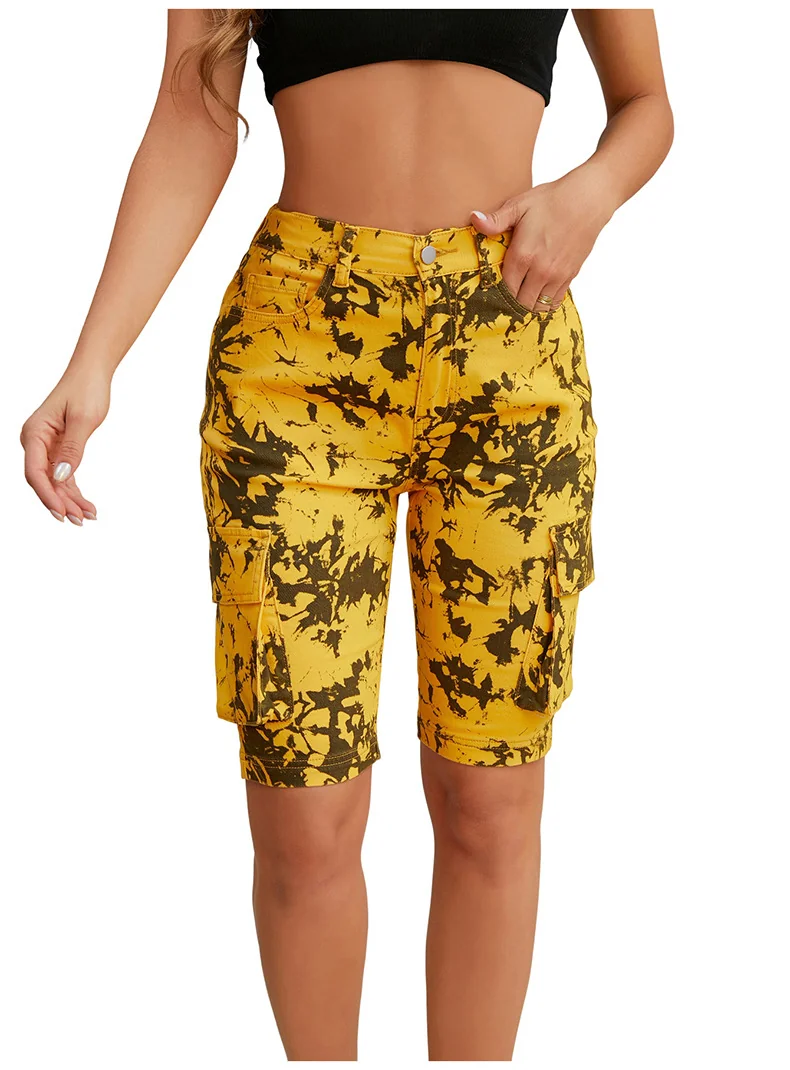 119 – Ladies Straight Fit Denim Shorts | Wholesale OEM Private Label Factory