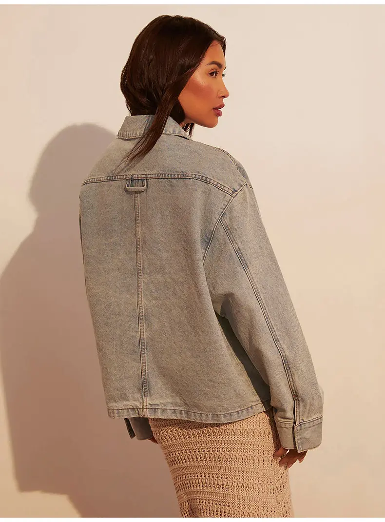 159 - Ladies Denim Jacket | Wholesale OEM Private Label Factory