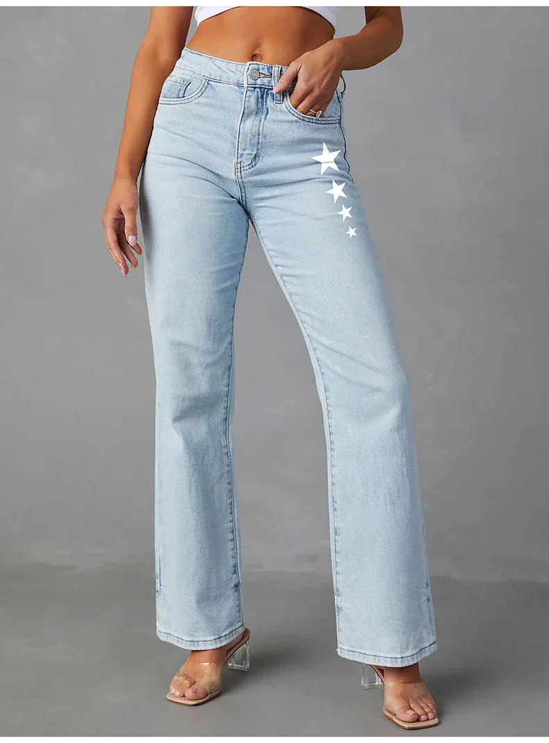 161 – Ladies Straight Fit Long Denim Jeans | Wholesale OEM Private Label Factory