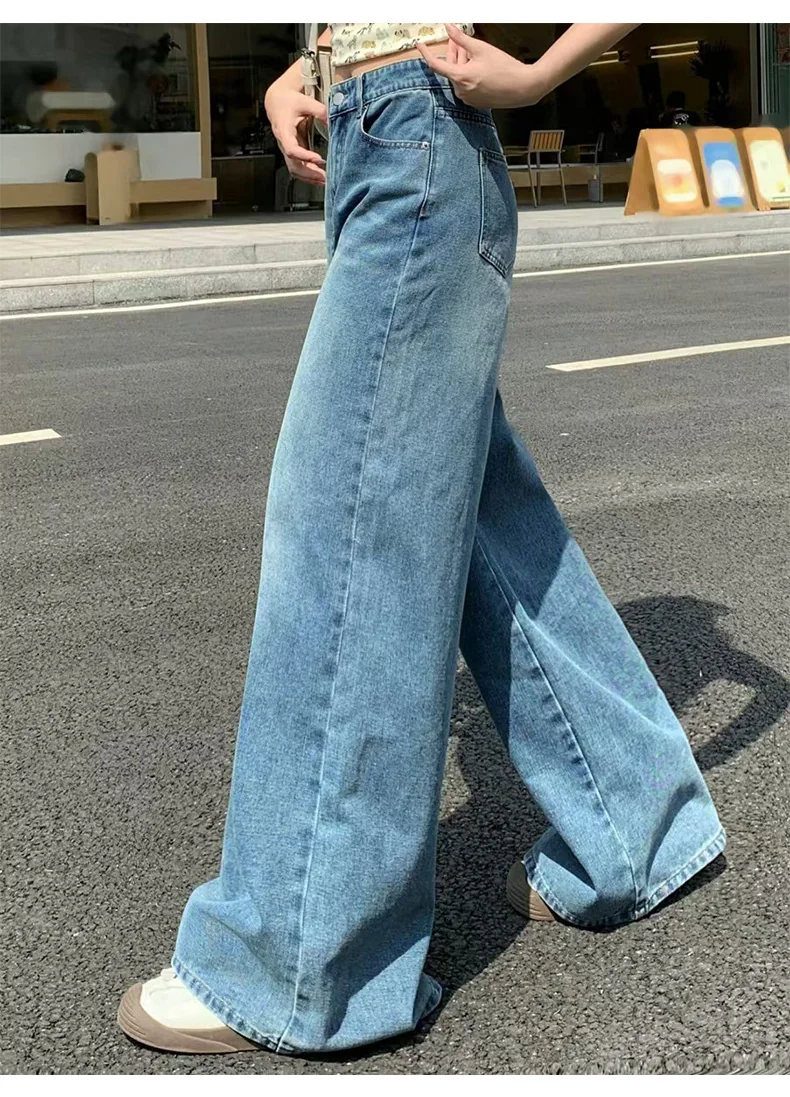 25-077 - Ladies Straight Fit Long Denim Jeans | Wholesale OEM Private Label Factory