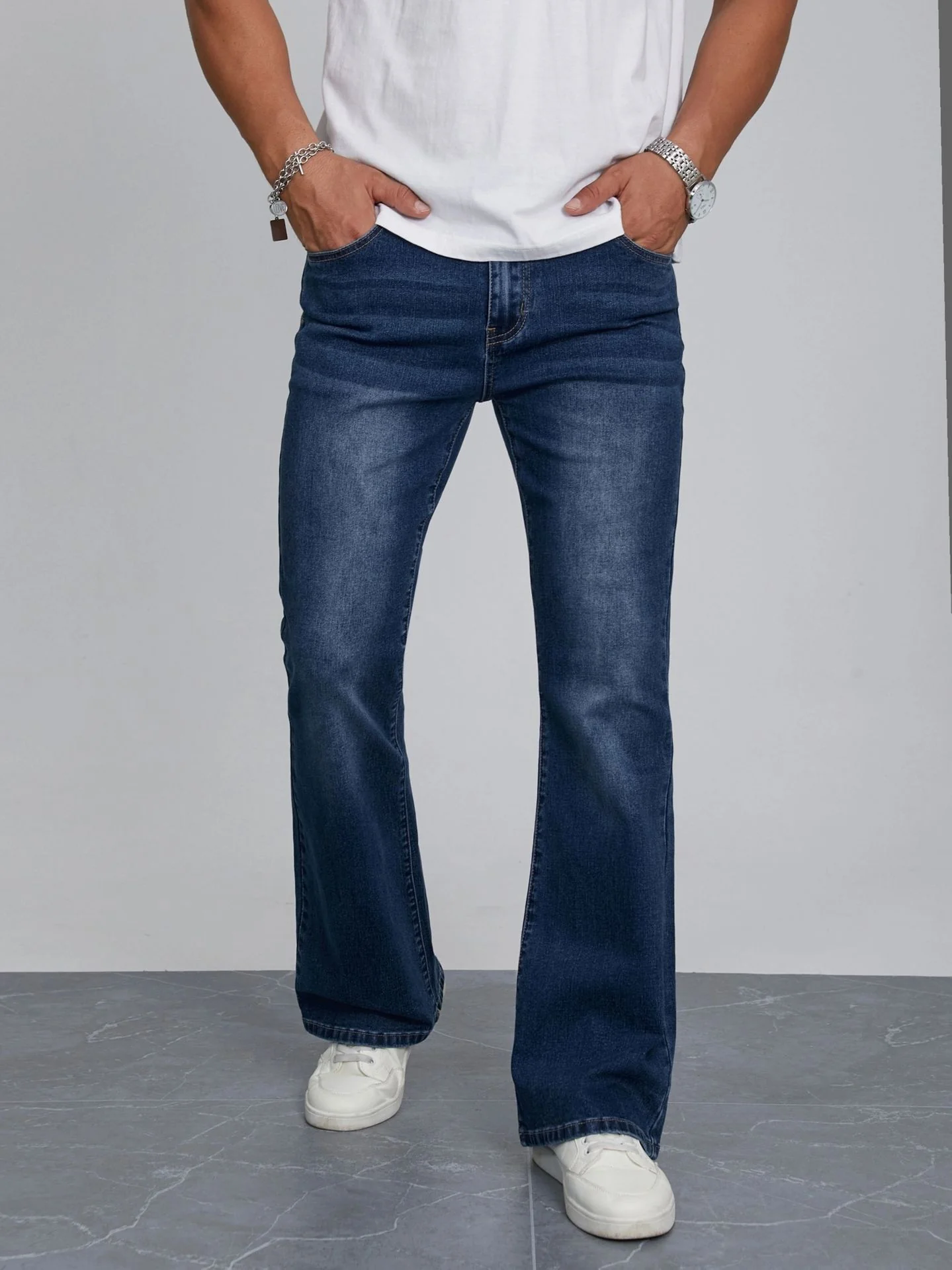 2600-052 – Mens Regular Fit Long Denim Jeans | Wholesale OEM Private Label Factory