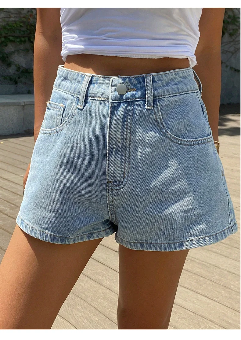 2601 – Ladies Straight Fit Denim Shorts | Wholesale OEM Private Label Factory