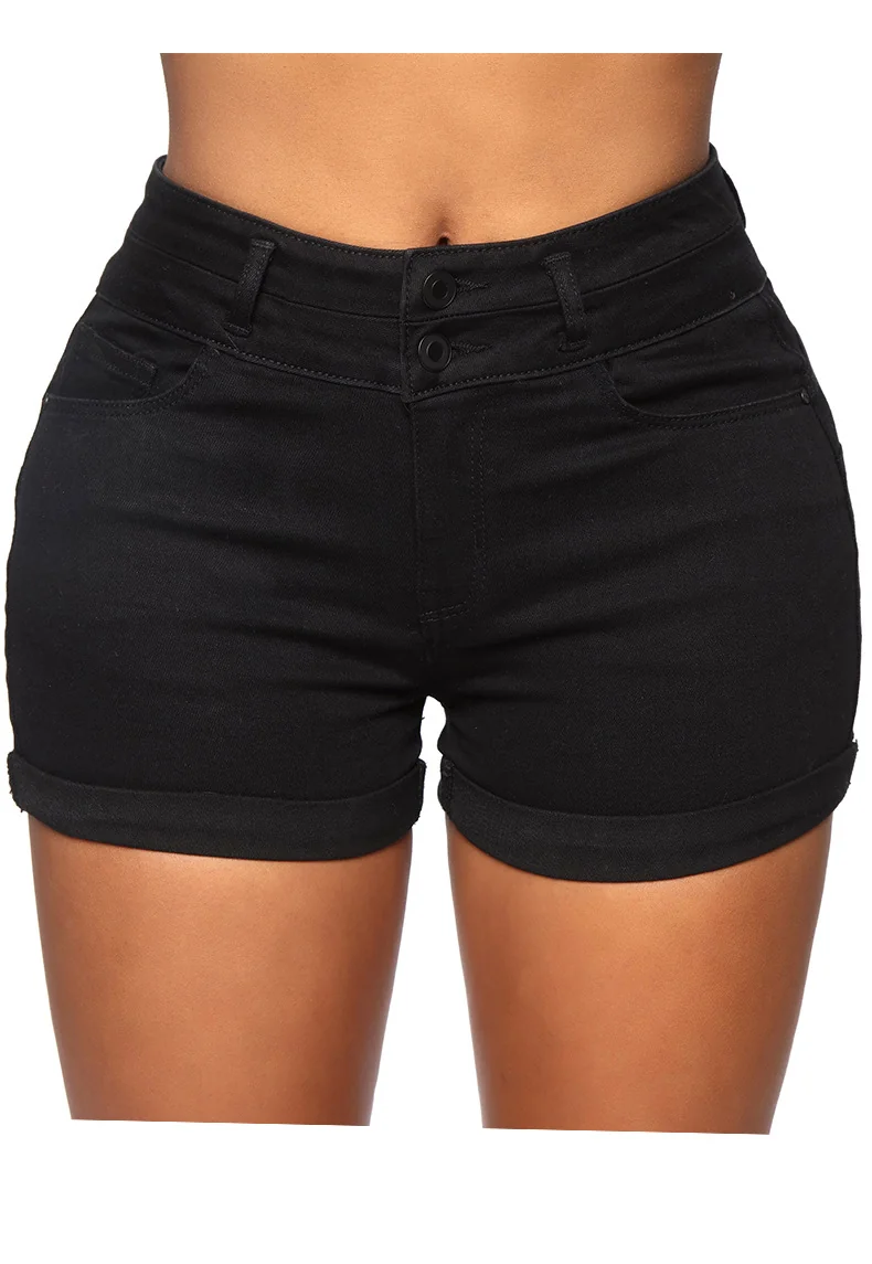 833 – Ladies Straight Fit Denim Shorts | Wholesale OEM Private Label Factory