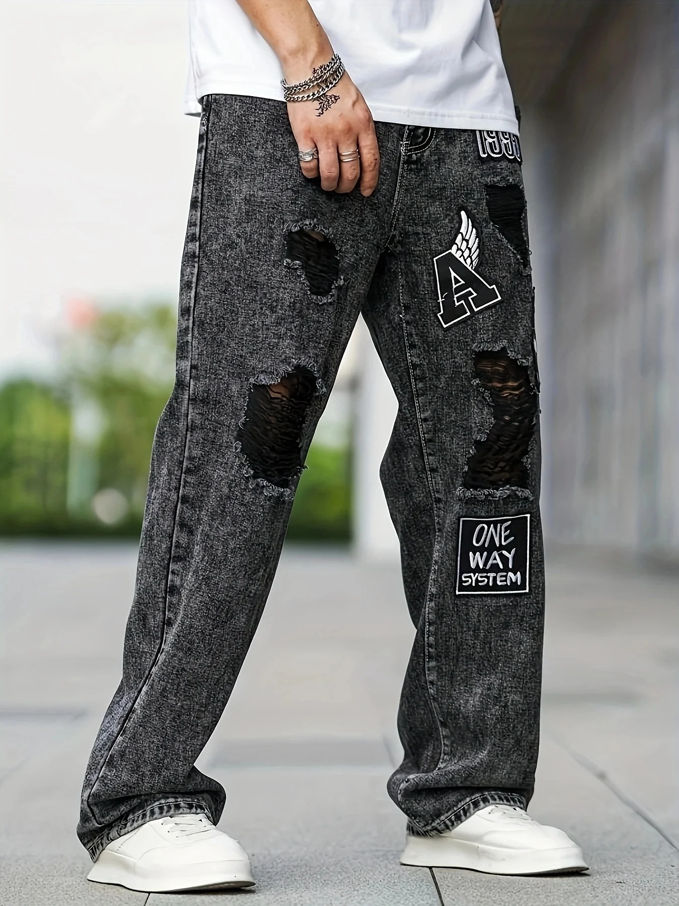 9019 – Mens Regular Fit Long Denim Jeans | Wholesale OEM Private Label Factory