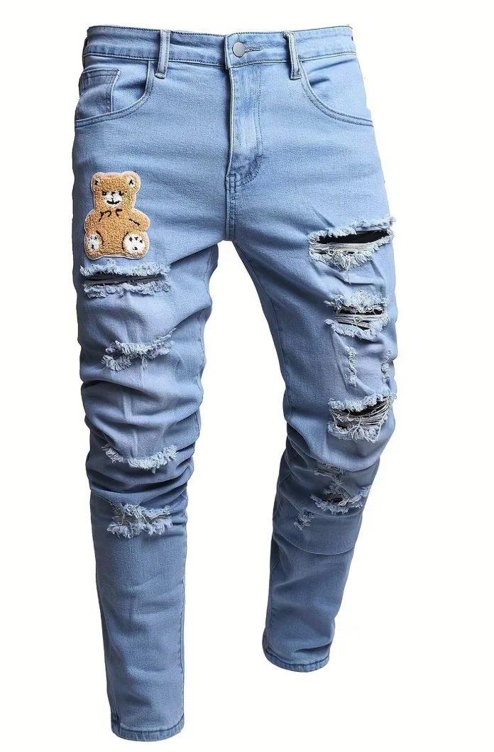90413 – Mens Regular Fit Long Denim Jeans | Wholesale OEM Private Label Factory