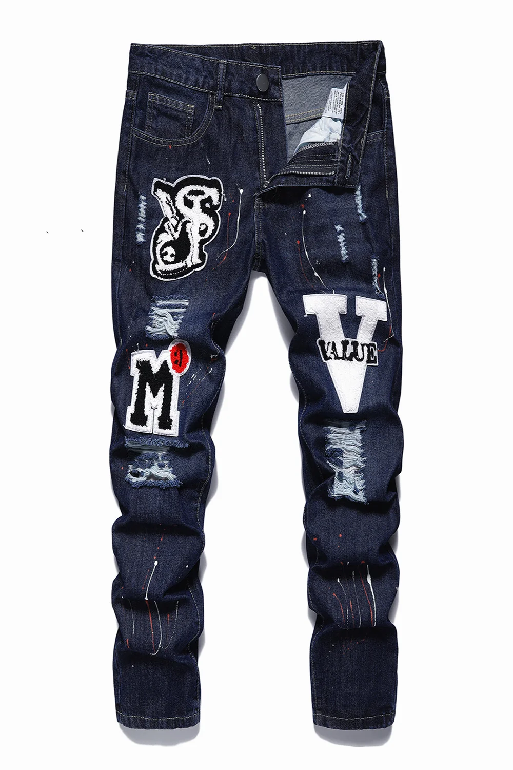 90517 – Mens Regular Fit Long Denim Jeans | Wholesale OEM Private Label Factory