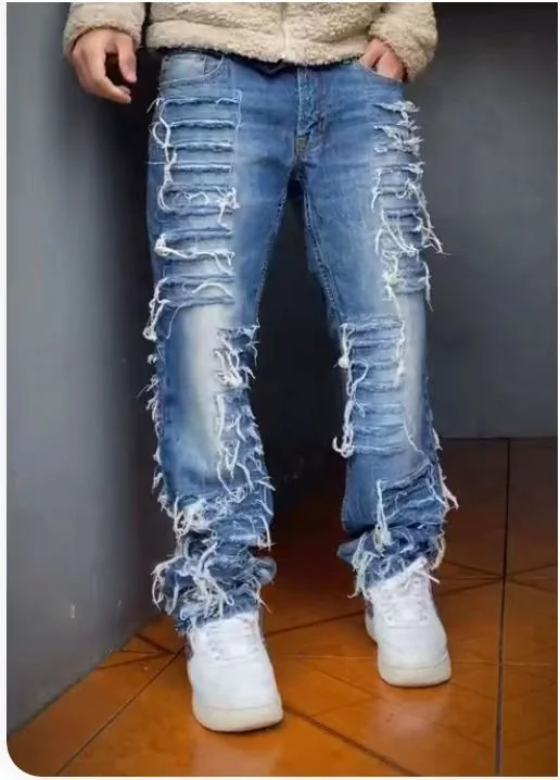 90819 – Mens Regular Fit Long Denim Jeans | Wholesale OEM Private Label Factory