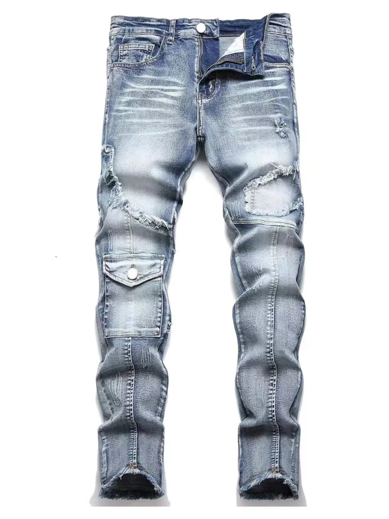 90835 – Mens Regular Fit Long Denim Jeans | Wholesale OEM Private Label Factory