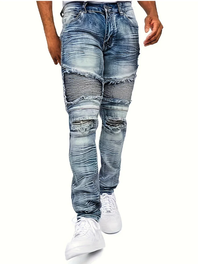 90920-2 – Mens Regular Fit Long Denim Jeans | Wholesale OEM Private Label Factory