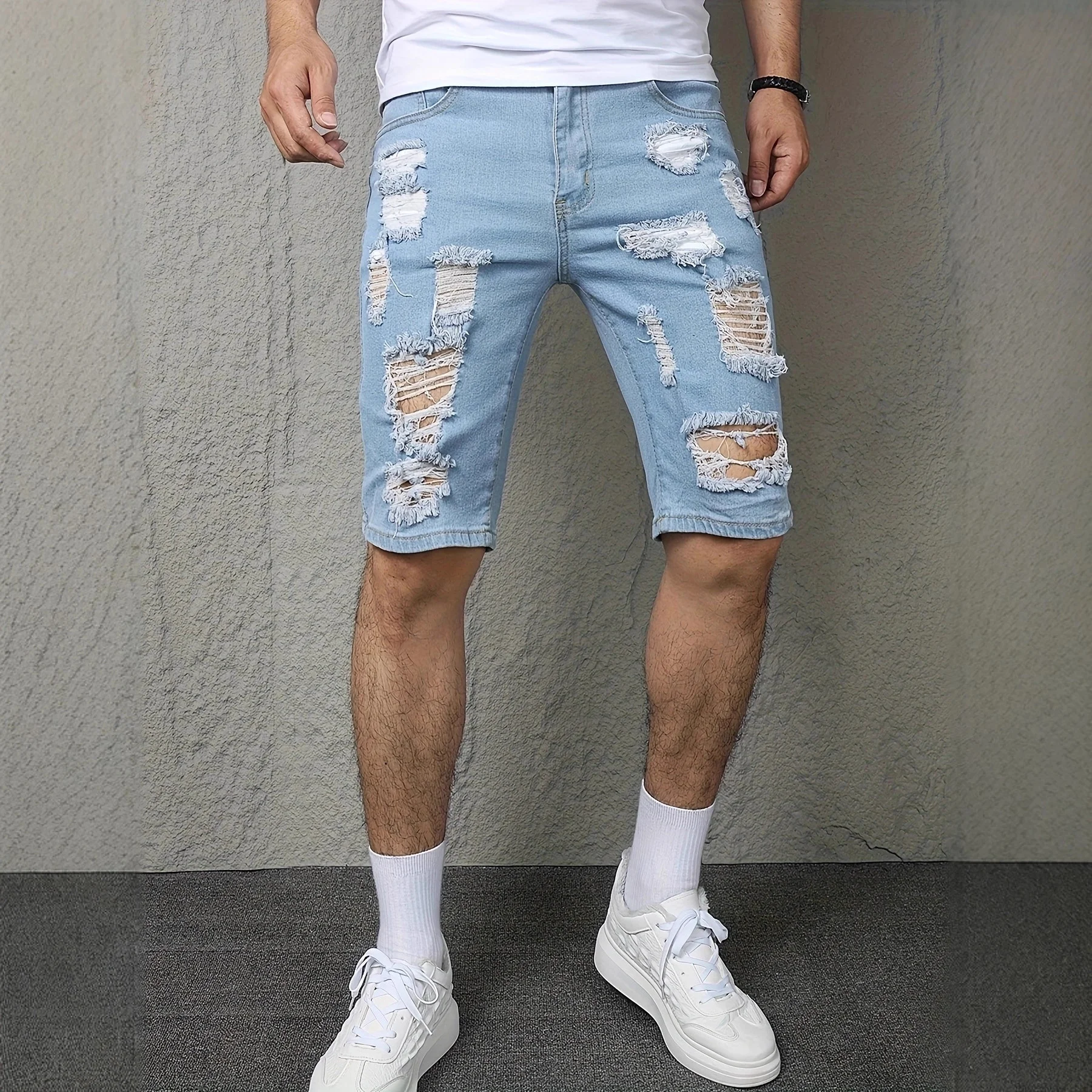 99028 – Mens Regular Fit Denim Shorts | Wholesale OEM Private Label Factory