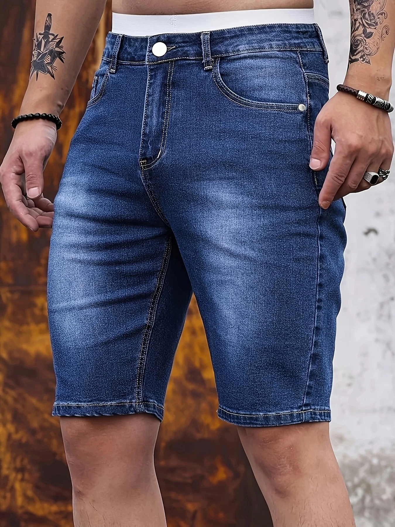 99029 – Mens Regular Fit Denim Shorts | Wholesale OEM Private Label Factory