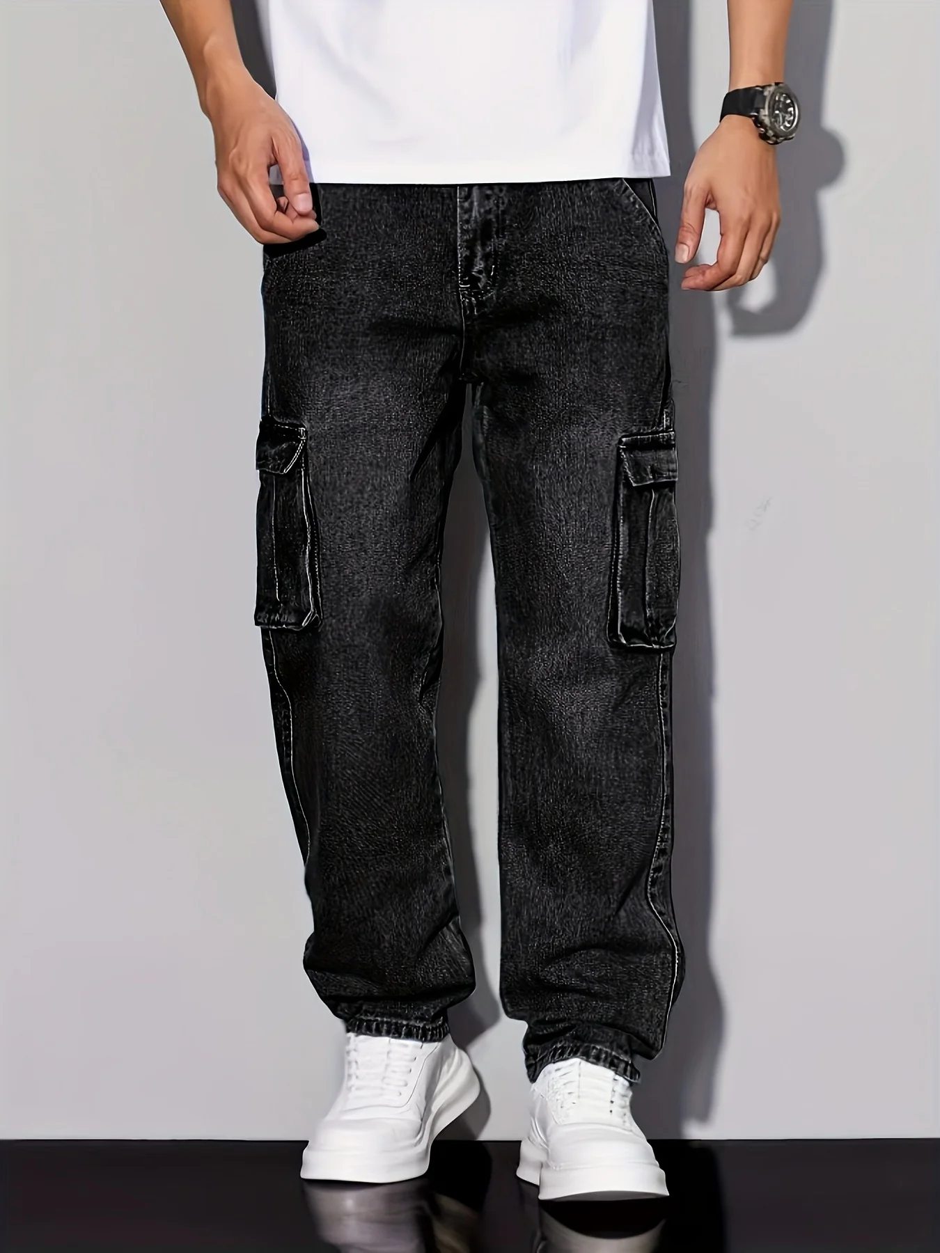 99042 – Mens Regular Fit Long Denim Jeans | Wholesale OEM Private Label Factory