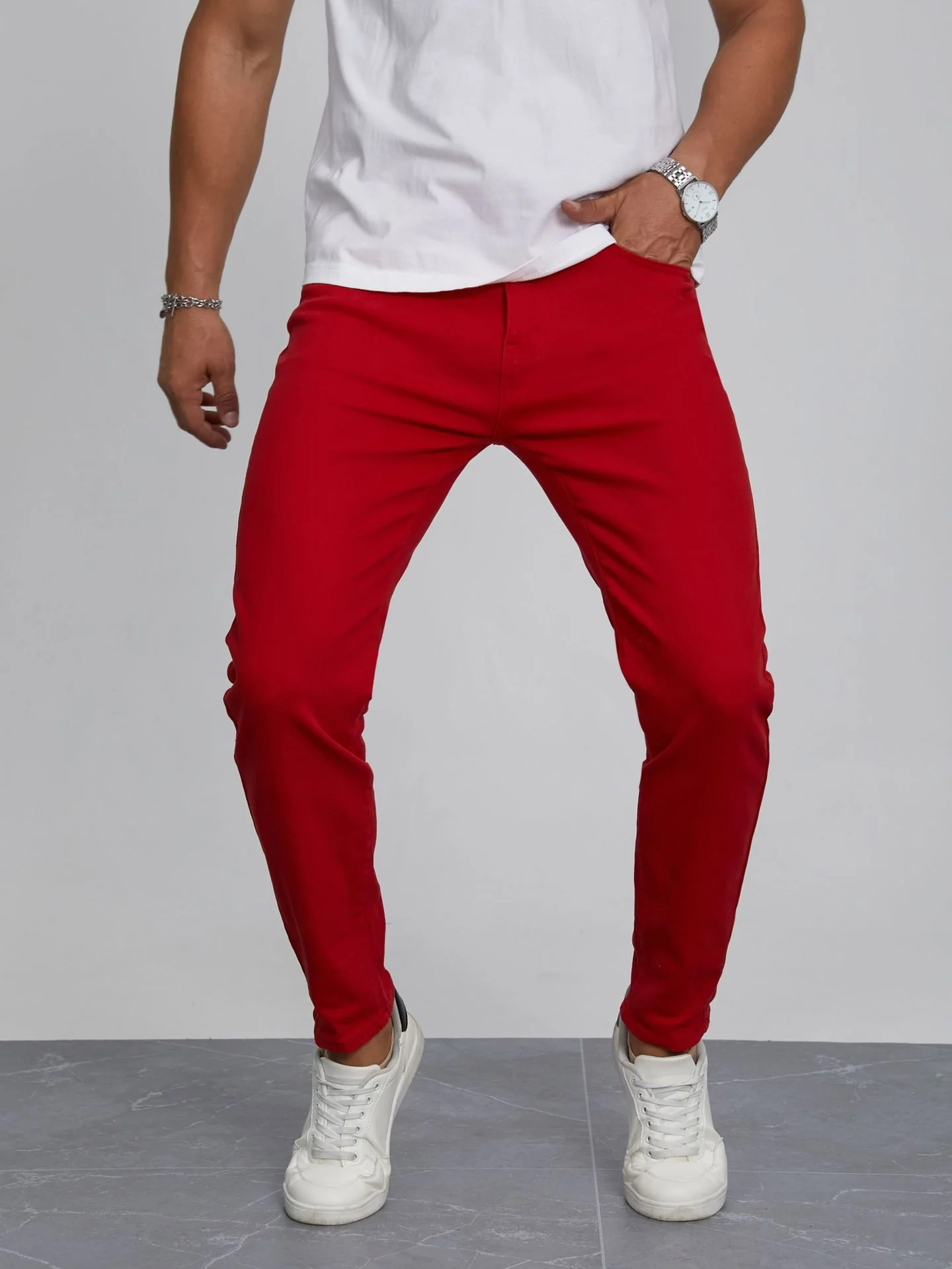 99046 – Mens Regular Fit Long Denim Jeans | Wholesale OEM Private Label Factory