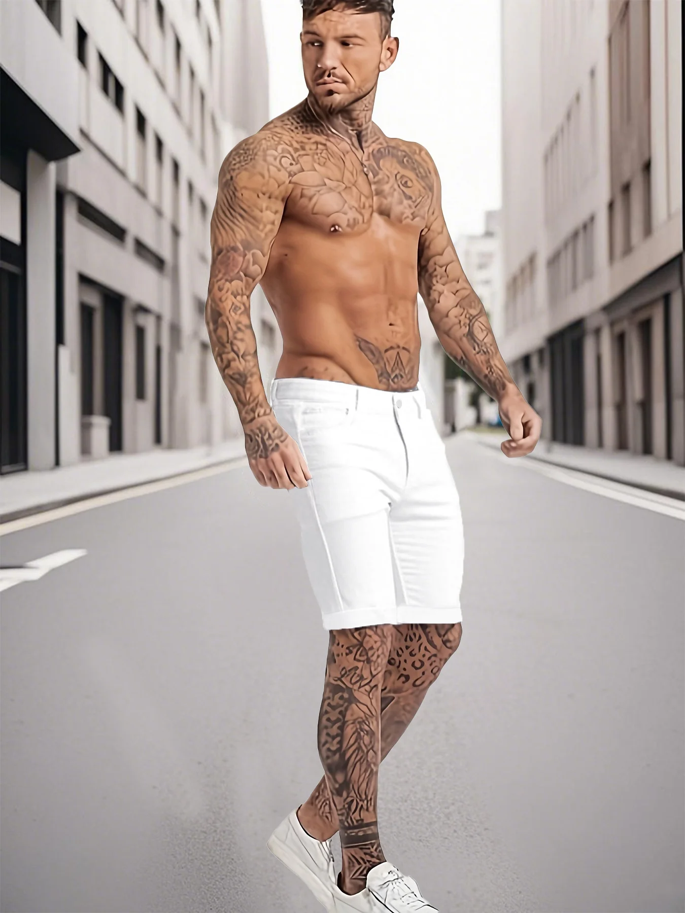 990837-B – Mens Regular Fit Denim Shorts | Wholesale OEM Private Label Factory