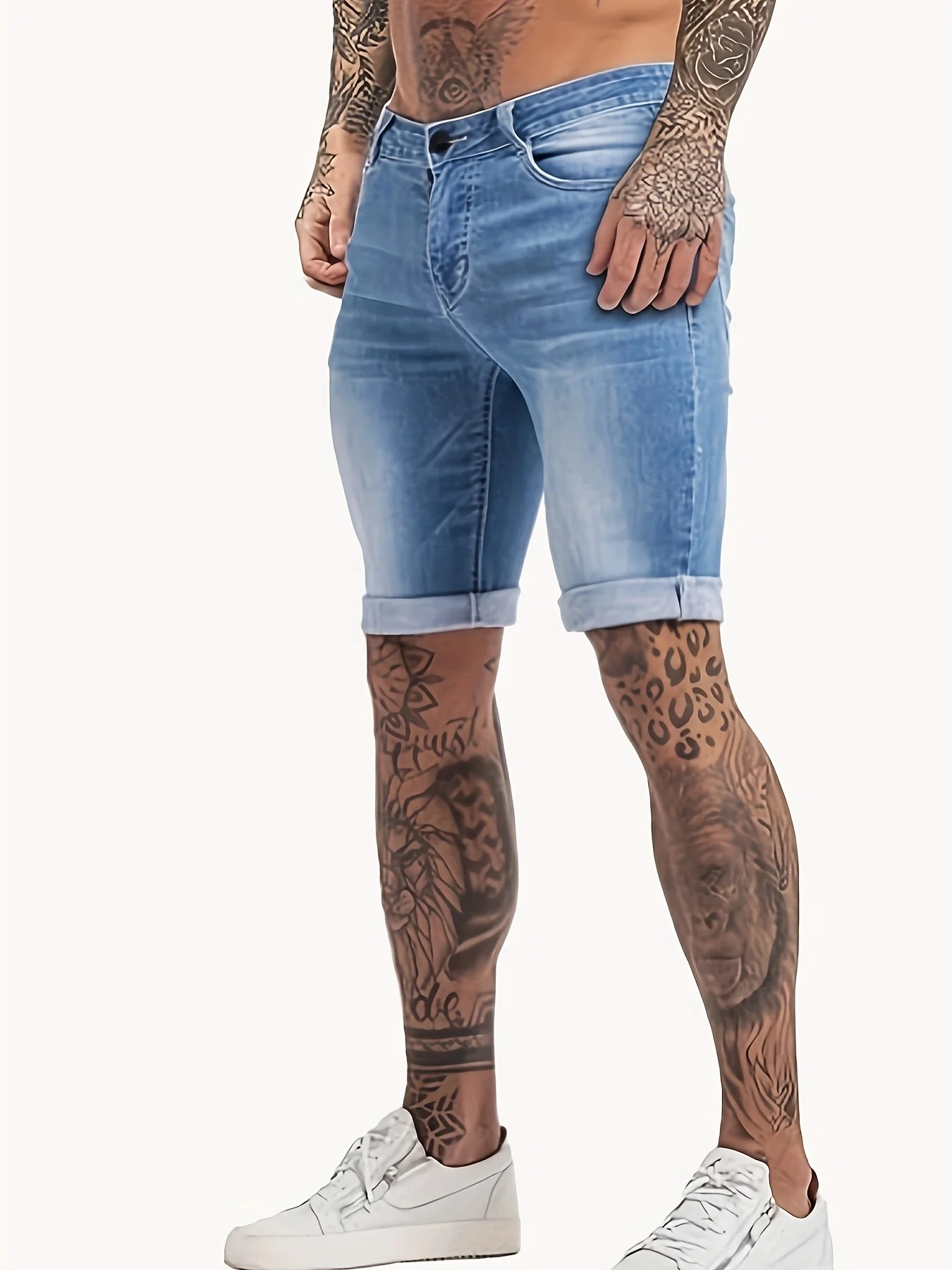 990837 – Mens Regular Fit Denim Shorts | Wholesale OEM Private Label Factory